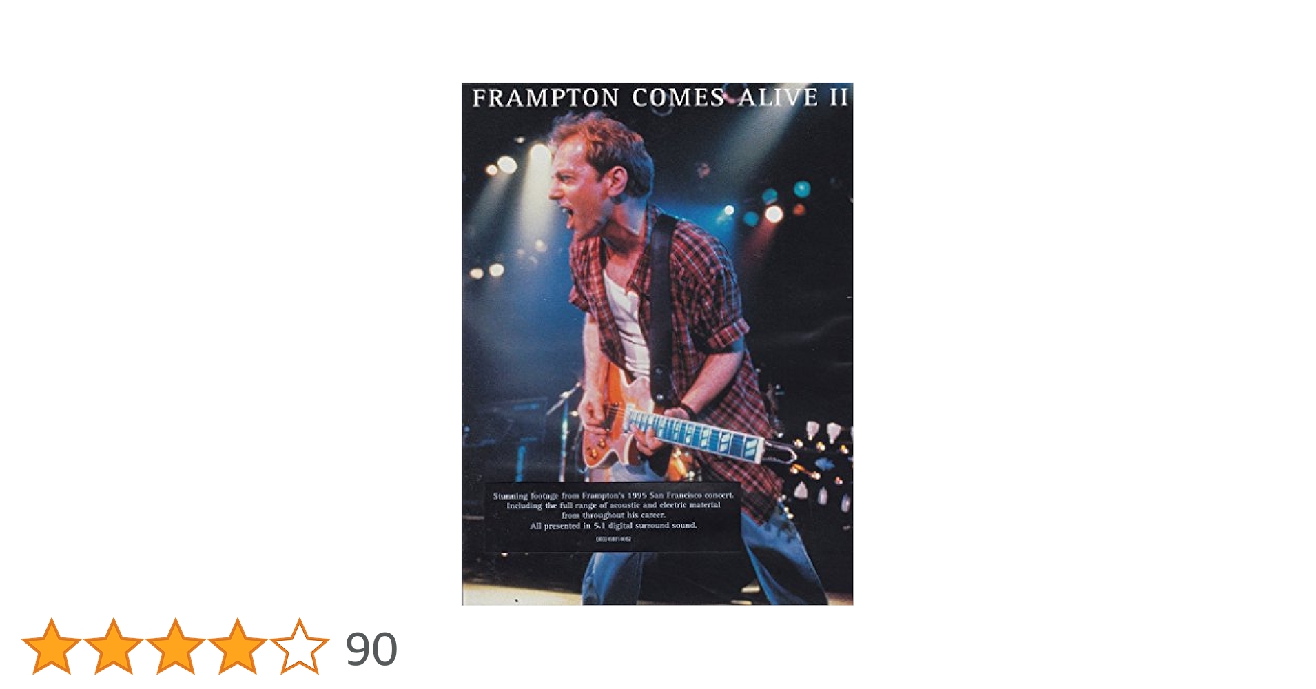 Amazon.co.jp: Frampton Comes Alive II (Ac3 Dol Dts) [DVD] : DVD