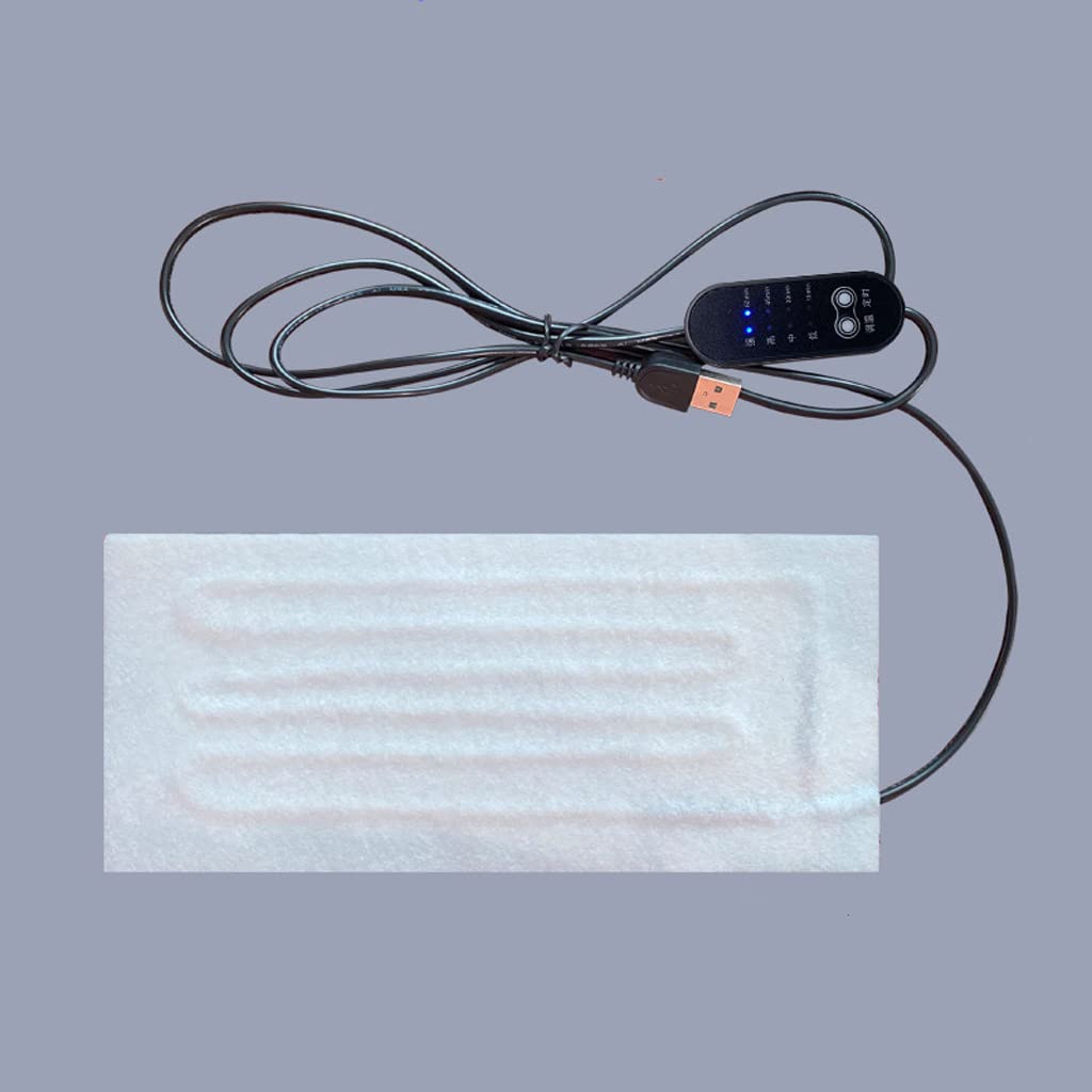Pellicola di riscaldamento USB per riscaldamento veloce Pad Riscaldatore elettrico Film Gear per collo lombare addome Vest Down in Elettronica per la schiena