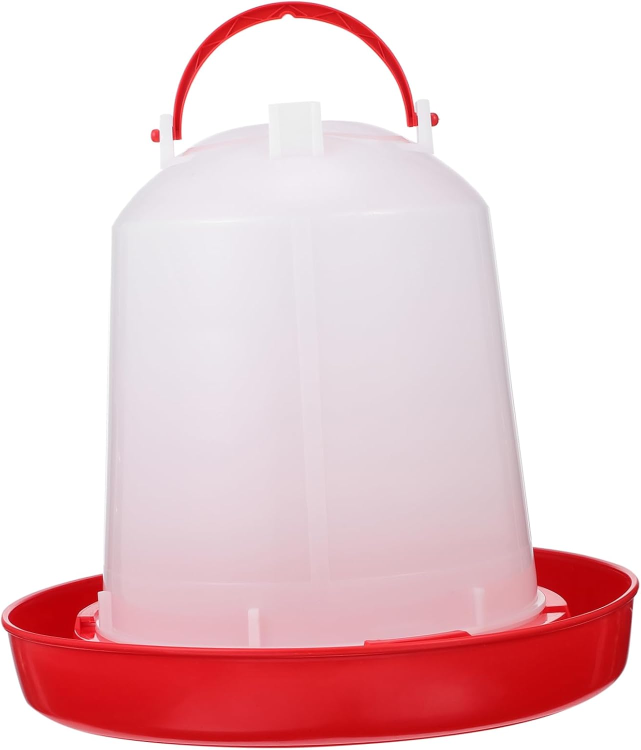 Automatic Chicken Waterer 1.5L Capacity Durable Plastic Poultry Water Feeder for Chickens Easy to Install Random Style