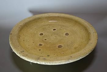 黄瀬戸　石皿　古瀬戸　大皿　大鉢　37cm 江戸 黄瀬戸 石皿 古瀬戸 大皿 大鉢 37cm 江戸 - メルカリ