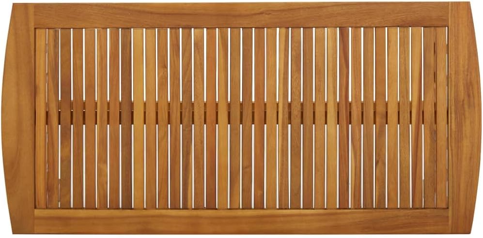 vidaXL Chic Outdoor Side Table for Garden and Patio, Perfect for Al Fresco Dining, Weather-Resistant and Stylish