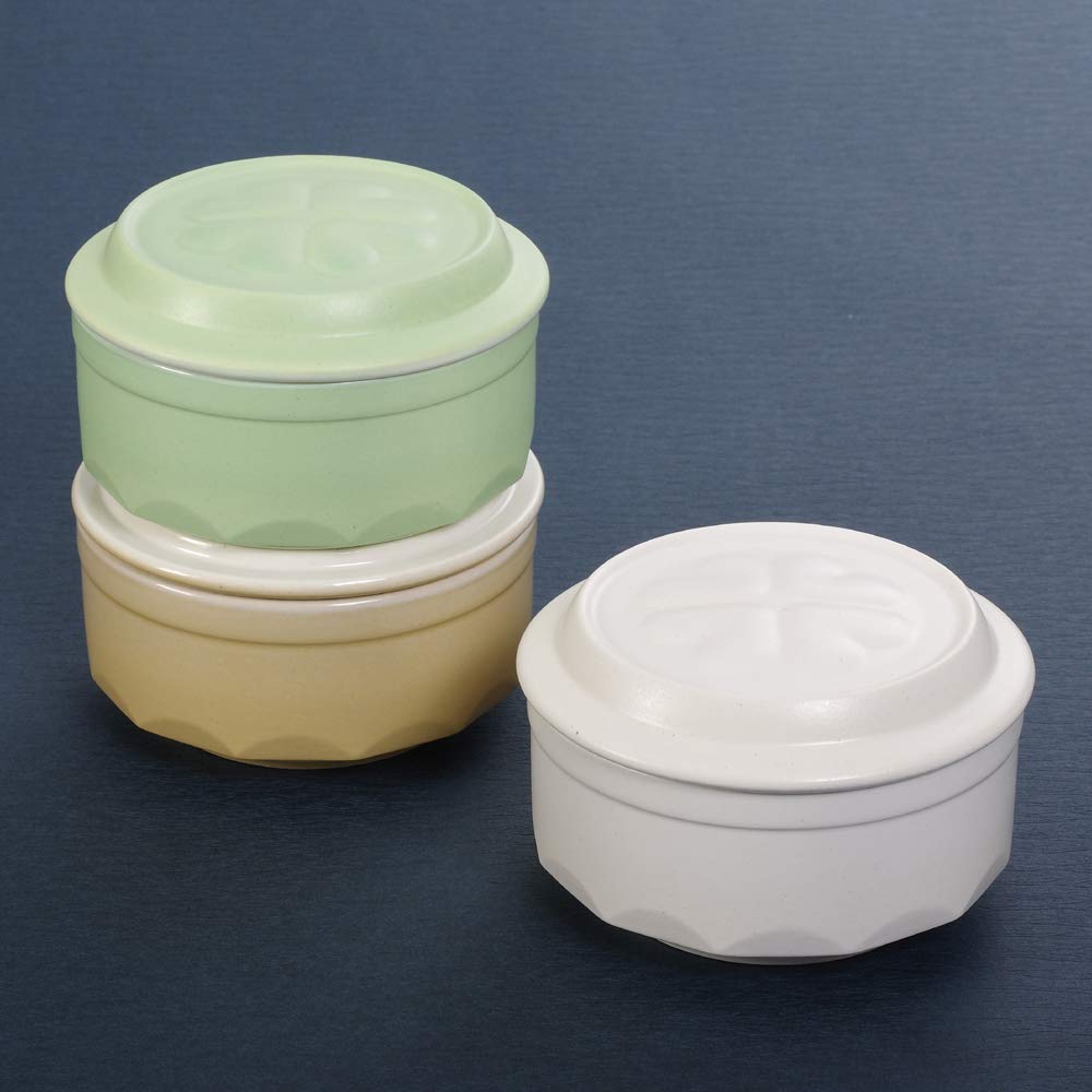 Amazon｜東彼セラミックス 保存容器 グリーン 直径10.4x高さ6.9cm