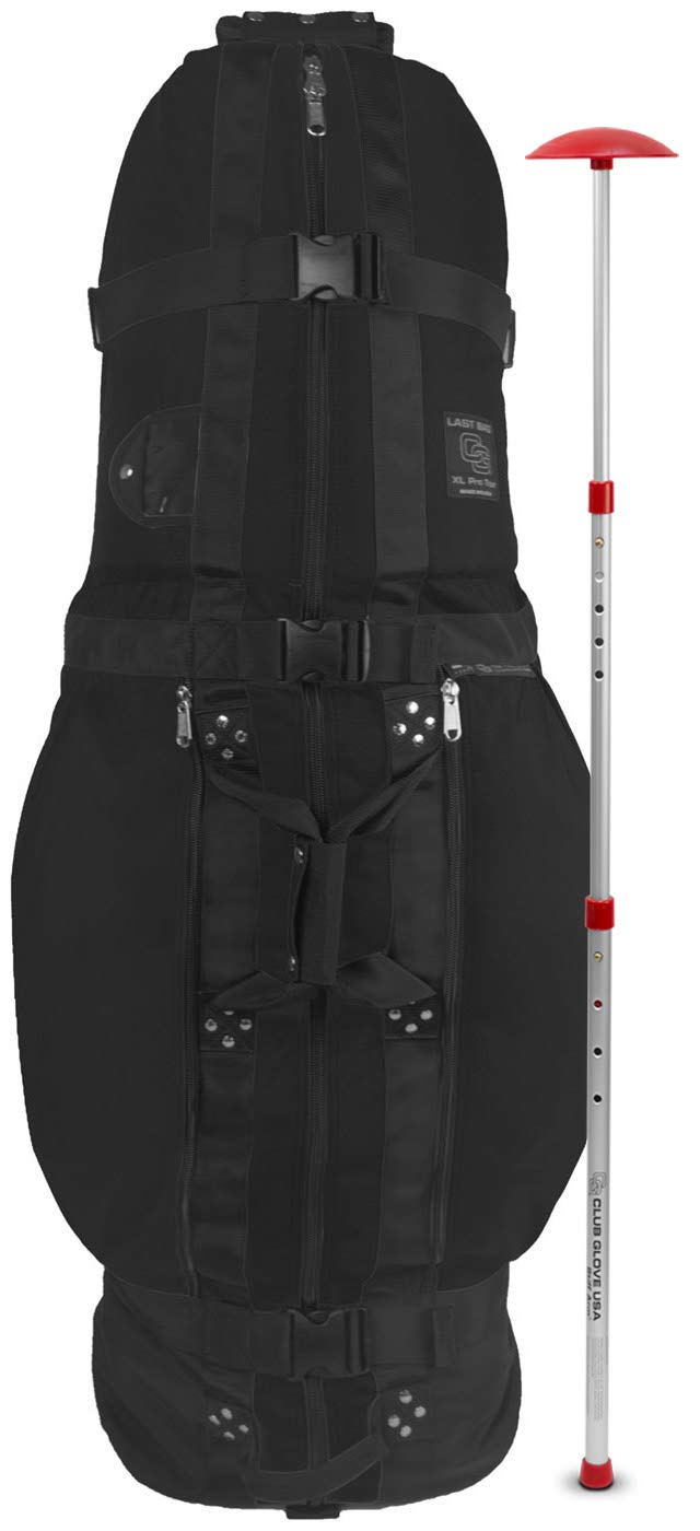 Club Glove Last Bag XL Pro Tour Golf Travel Bag with Wheels Stiff