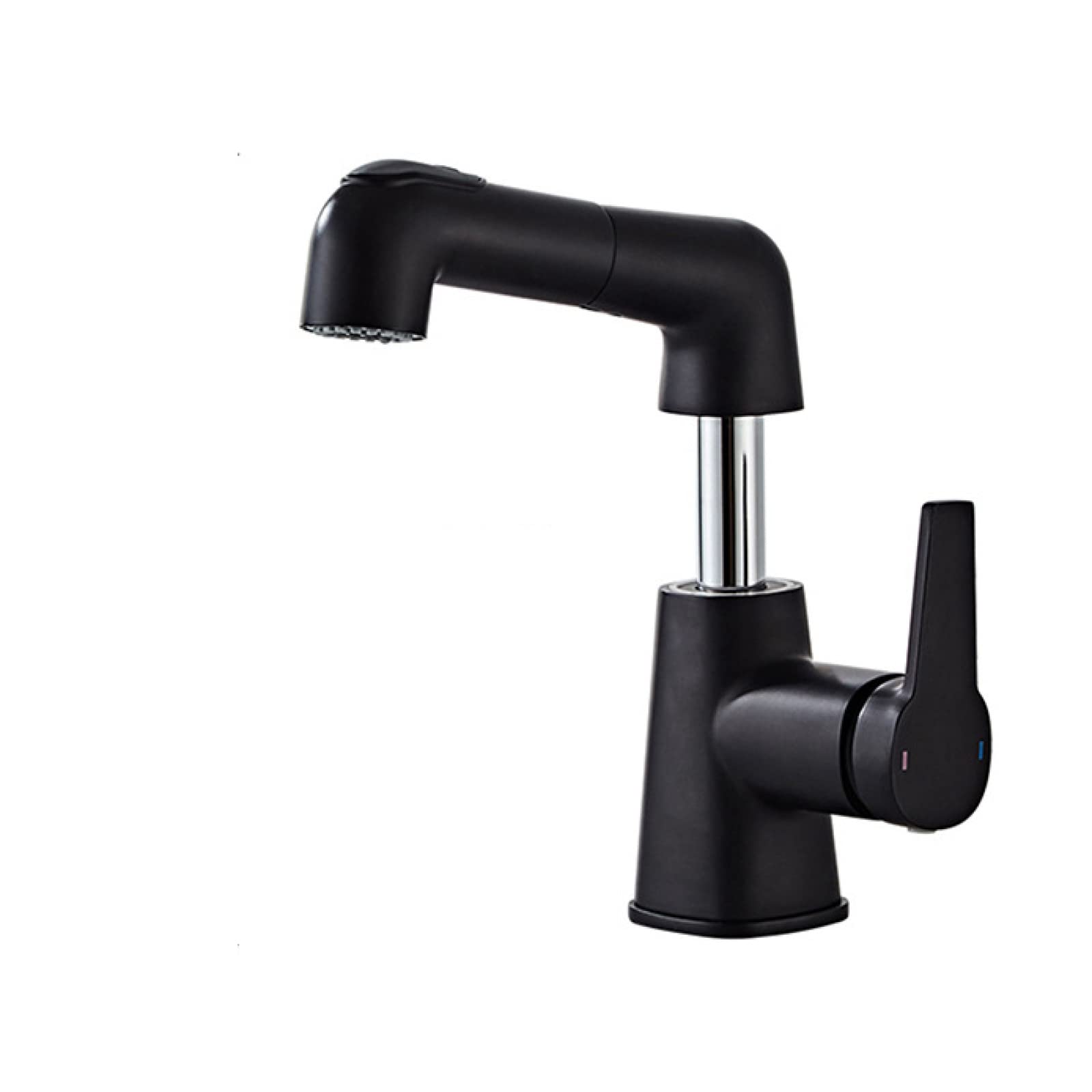 Robinet mitigeur double mode eau chaude et froide pour une salle de bain moderne