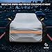 6 Layers Car Cover Waterproof All Weather Car Cover Waterproof All Weather, Outdoor Full Exterior Cover Rain Sun UV Snowproof Protection with Zipper Cotton for SUV (185-190inch)