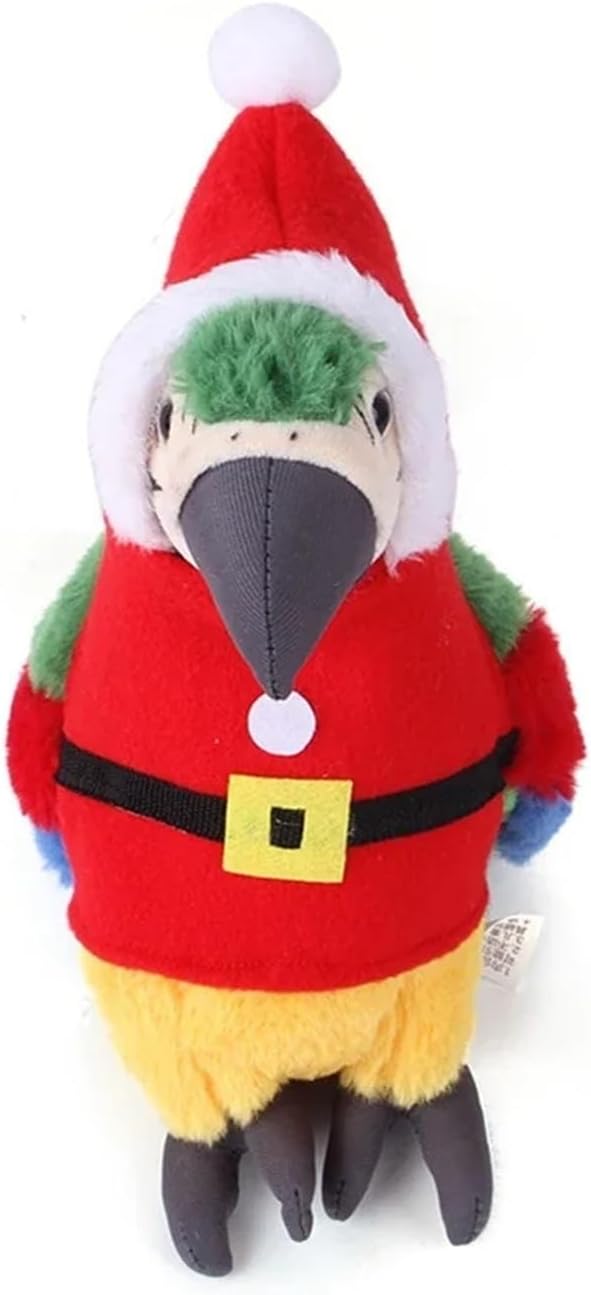 Bird Diaper, Christmas Bird Clothes Funny Winter Warm Birds Costume for Parakeets Cockatiel Cockatoo Parrot Festival Coat Apparel,for Bird(B,X-Large)