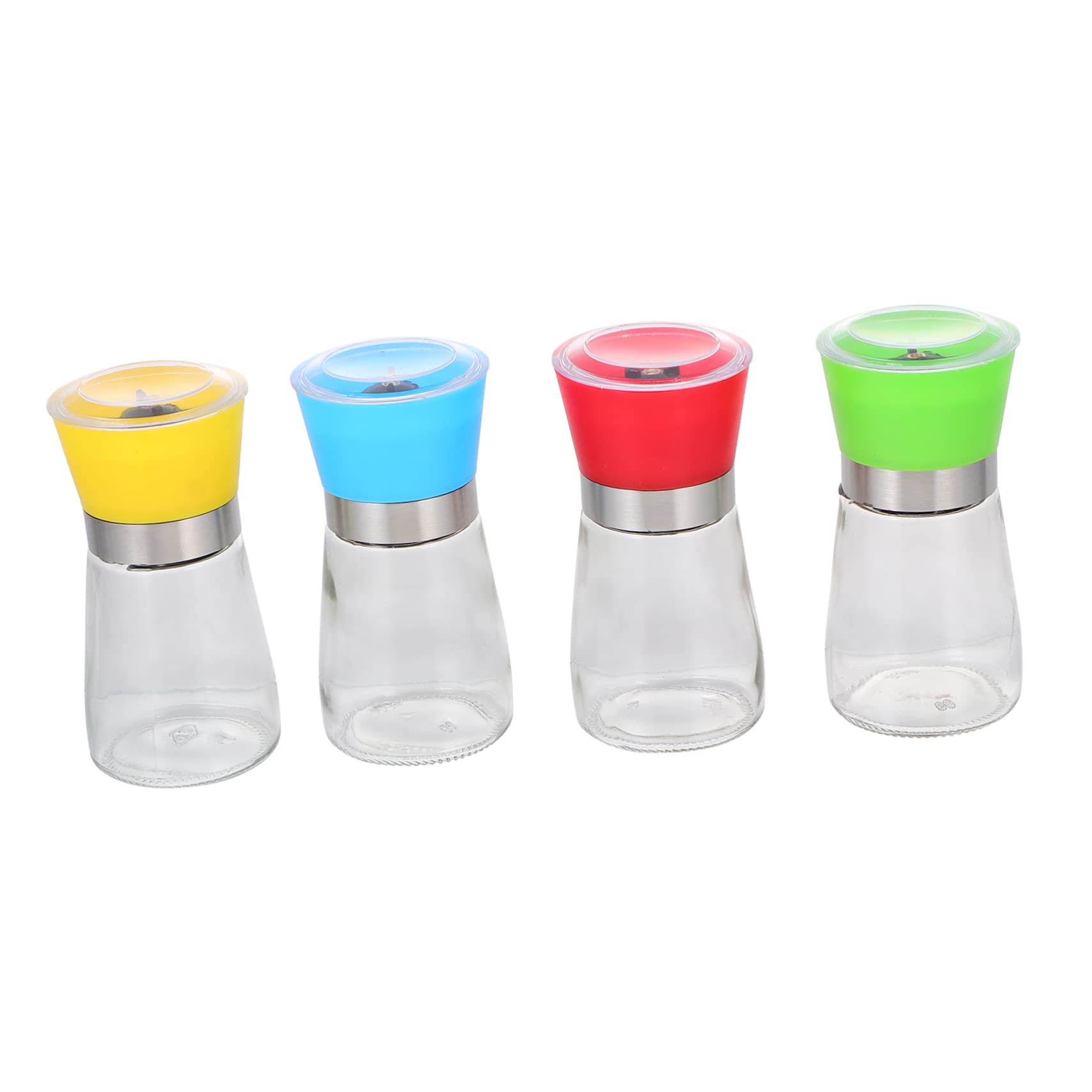 FUNOMOCYA 4pcs Hand Grinder Pepper Shaker Pepper Mills Shakers Manual Coffee Pepper Mechanism Coffee Hand Manual Salt Mills Salt and Pepper Grinder Manual Pepper Mills Salt Grinder Pi Li