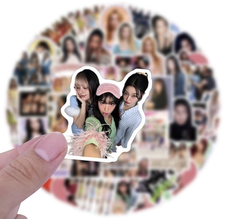 Image of 75pcs Idol Katseye Stickers for Teens, Sticker for Water Bottle,Laptop,Waterproof Vinyl Decals for Teen Adult Party Supply Favor Decor