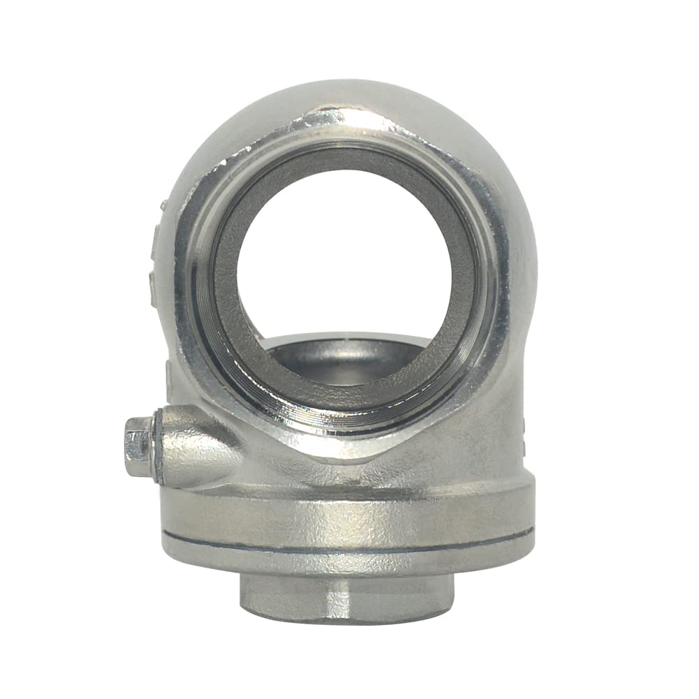 Zawór zwrotny 2.5-0.6 cm SS316 ze stali nierdzewnej, gwint wewnętrzny NPT x żeński, WOG 200 PSI PN16 CF8M