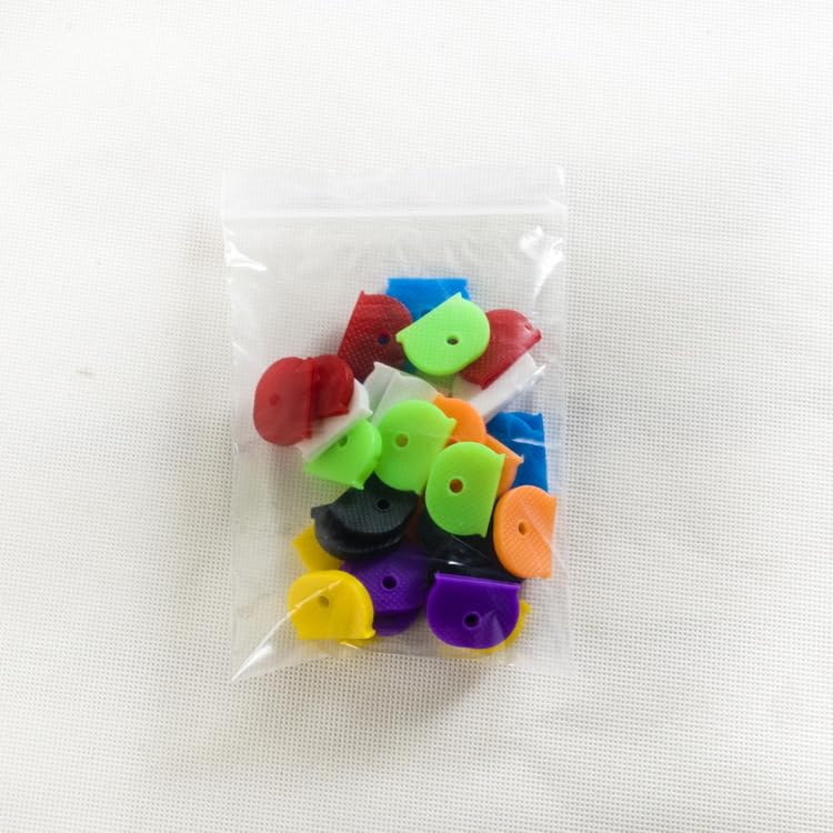 Bkrdty 60 Pièces Couvres Clés 2 Styles - 10 Couleurs Pour Identifier Facilement Vos Clés