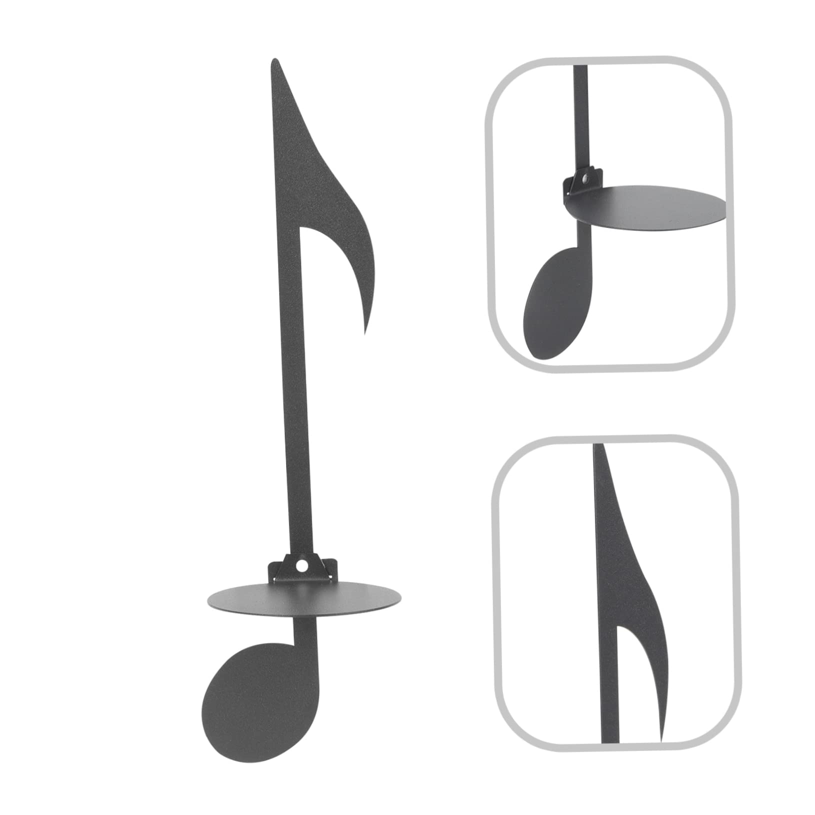 GOOHOCHY Wall Mounted Candle Holder Creative Music for Home Decor Metal Wall Sconce Candle Holder for Living Room Bathroom and Dining Spaces