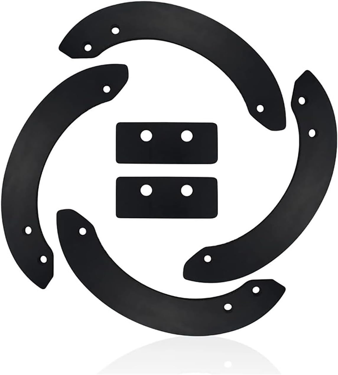 06720-V10-030 Auger Rubber Kit with 76322-V10-020 Scraper Blade 22431-V10-013 Ribbed V-Belt Replaces Honda HS520 Paddles