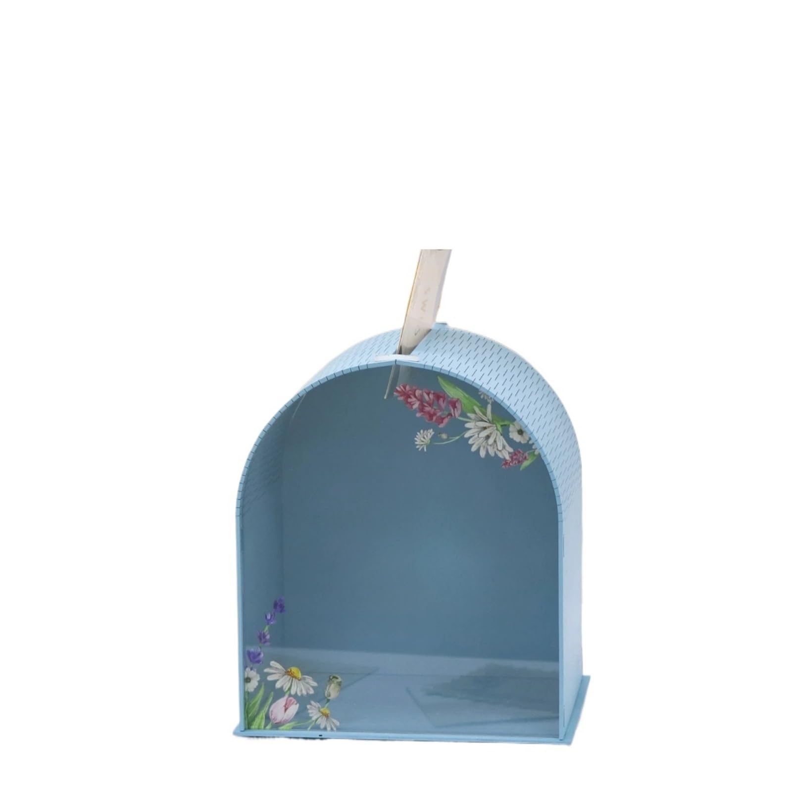 YXINAER Wedding Card Box Wordless DIY Blue Arch Card Box, Money, Envelope, Commemorative, For Wedding Party Decoration