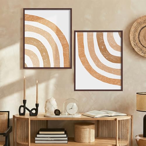 Image of LaVie Home 16x20 Picture Frame for Wall Display, 16x20 Brown Picture Frame with HD Plexiglas, 16 x 20 Poster Frame 1 Pack, Display Frame for Vertical or Horizontal, Classic Collection