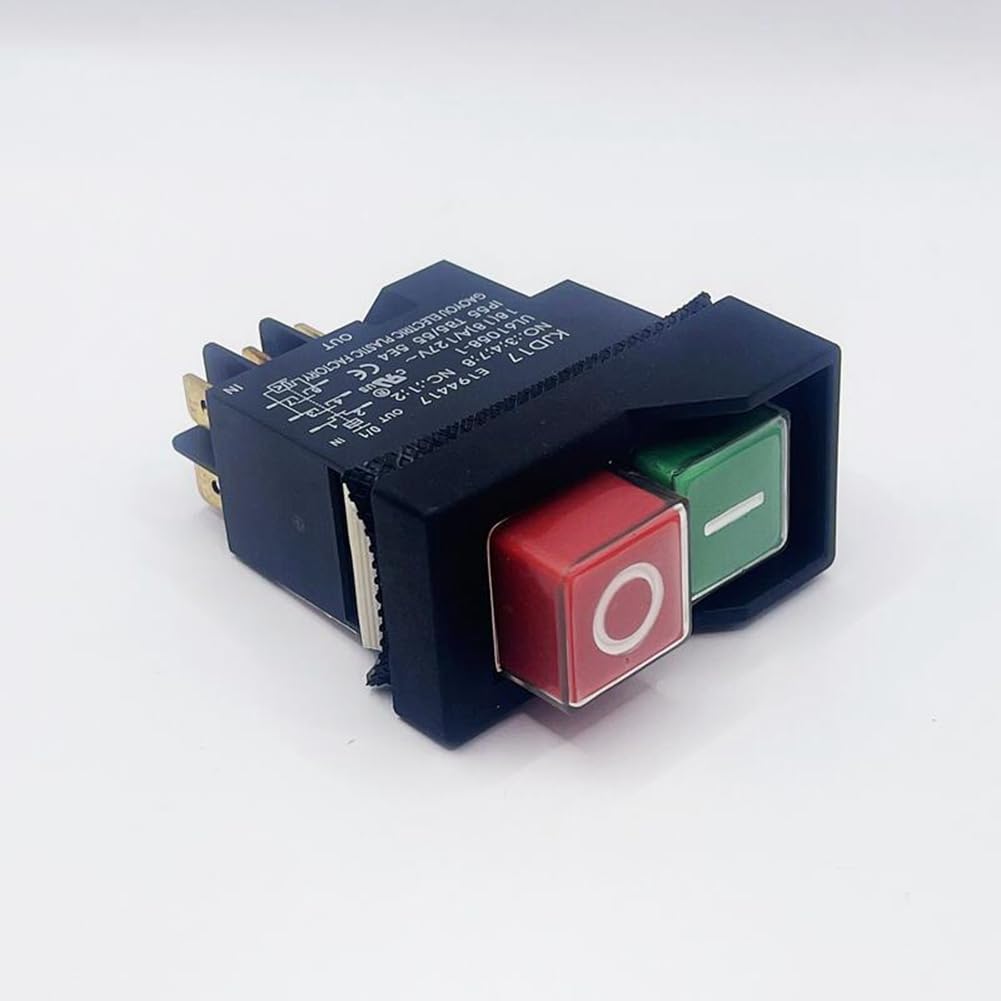 KJD17 - Interruttore a pressione elettromagnetico di avviamento, 6 , 18 A, AC127 V, IP55, impermeabile, facile da usare