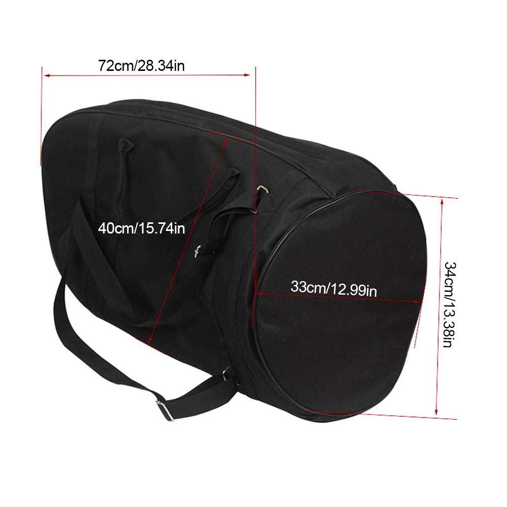 Euphonium Gig Bag Traspirante Mesh Tessuto Borsa Con Funzione Zaino, 68x30x28 cm