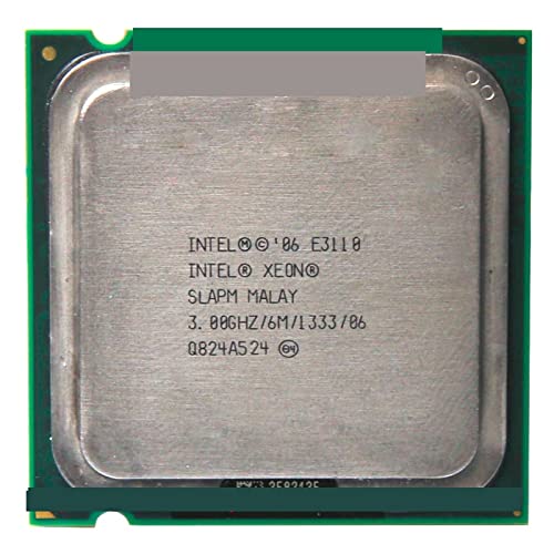 CPU CPU XEON Processor E3110 3.00GHz/6M/1333MHz Dual-Core Socket 775 Speedy Ship Out Equal to E8400