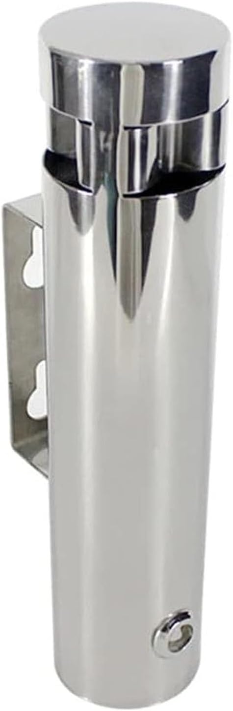 Wall Mounted Outdoor Standing Ashtray, Commercial Cigarette Butt Receptacle, Convenience Stores Standing Ash Tray Cigarette Butt Receptacle for Patio Hotels