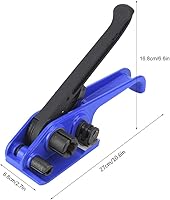 Vista 3 de ViaGasaFamido Tensor de flejado Correa manual de acero Tensor de mandíbulas Crimper Embalaje Kit de flejado para correas de plástico PET 0.3 ~ 0.039