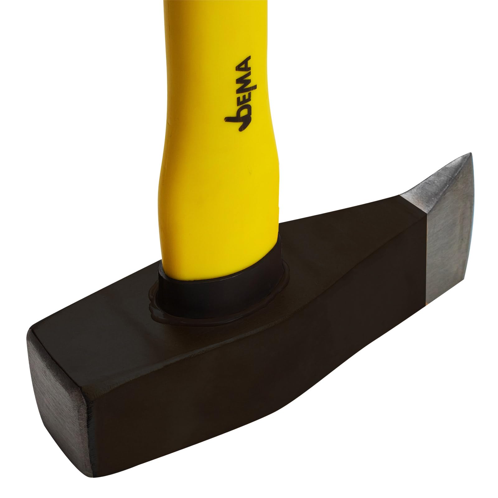 DEMA - Hacha para partir leña (mango de fibra de vidrio, 3 kg, 90 cm)