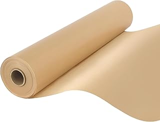 Unbleached Parchment Paper for Baking, 15 in x 220 ft, 275 Sq.Ft, Heavy Duty Baking Paper with Slide Cutter, Non-stick Brown Parchment Paper Roll for Cooking, Air Fryer, Steaming, Baking Bread