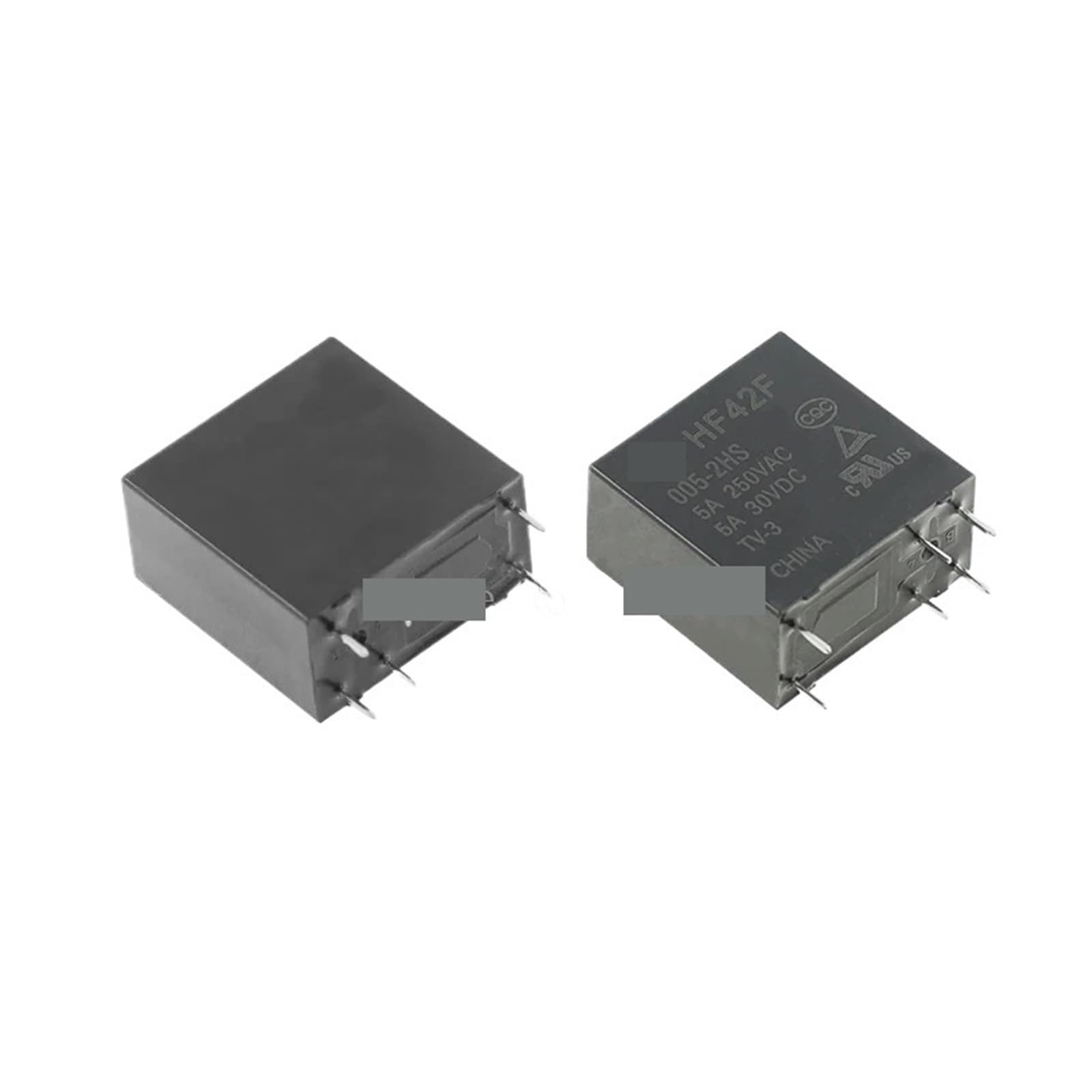 Relais de puissance HF42F-005-2HS 5V 5A 6 broches pour circuit imprimé