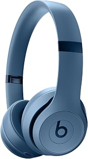 Beats Solo 4 Wireless On-Ear Headphones: 50-Hour Battery, Spatial Audio, Ultra-Lightweight Comfort - Slate Blue