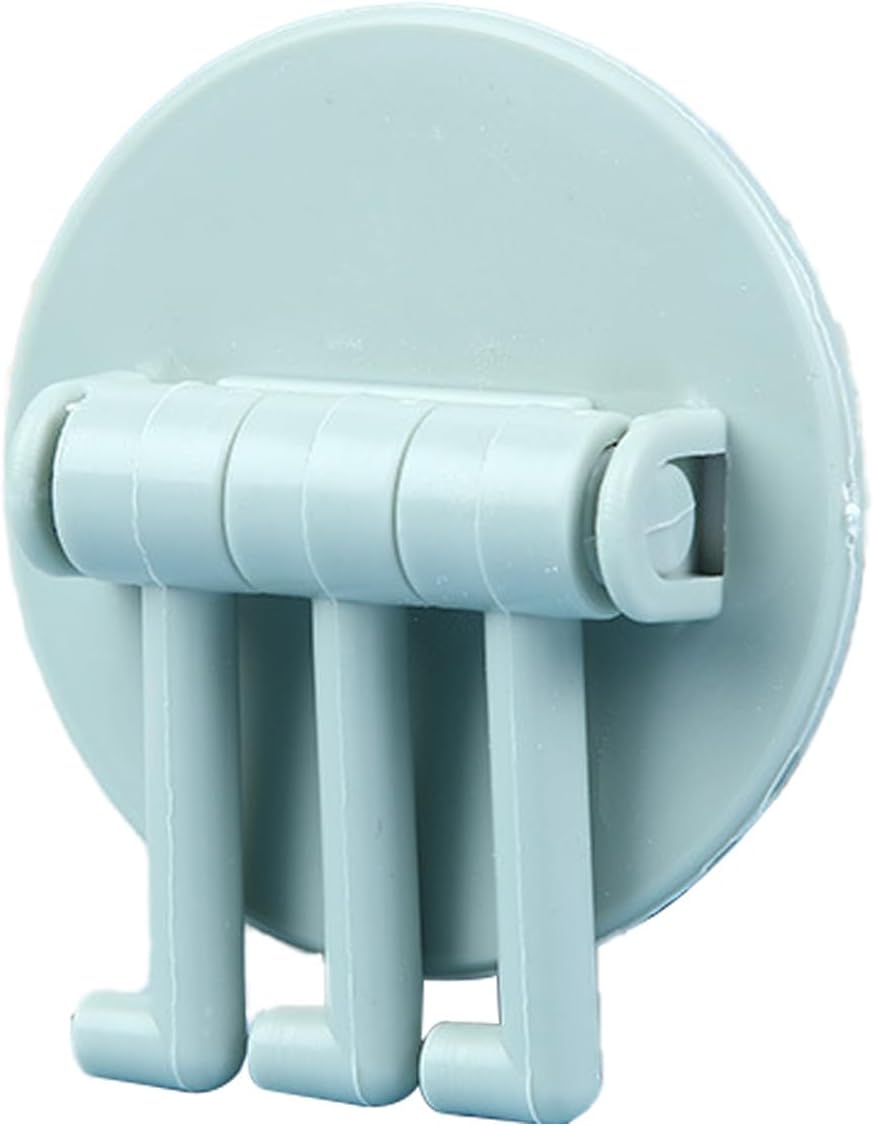 4-Piece Hook Set, Multifunctional No-Trace Rotating Wall Hooks, Easy to Install Triple Hook, Self-Adhesive Hooks