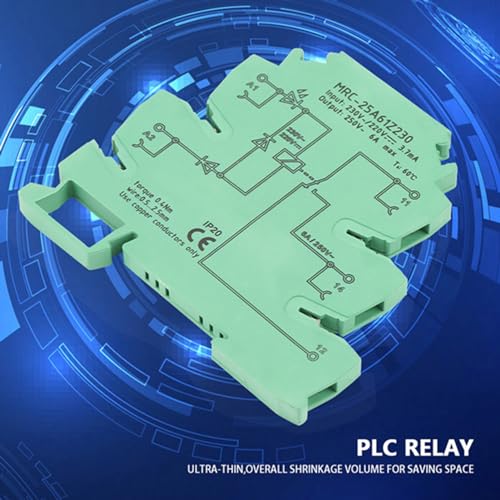 Relais d'interface PLC ultra-mince avec module de contact électromagnétique 230V - 3