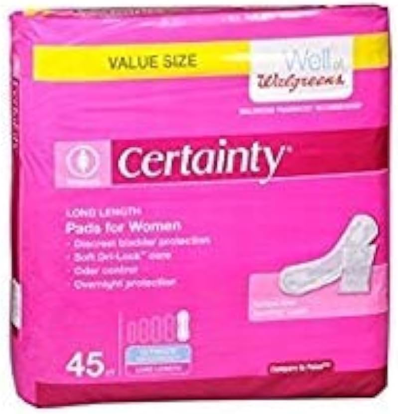 Certainty Pack of 45 Ladies Super Absorbent Bladder Pads