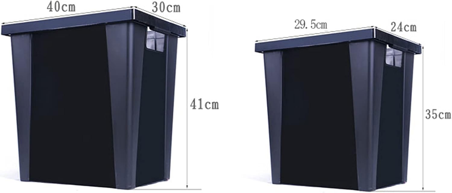 GZHENH Flower Bucket Pots, Farmhouse Flower Vases Flowers Display Stand for Flower Shop Wedding Table Centerpiece Decorations (Color : Black-2pcs, Size : 29.5x24x35cm)