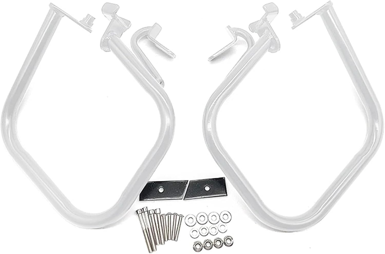 for BMW R1200RT 2004 2005 2006 2007 2008 2009 2010 2011 2012 2013 Motorcycle Highway Engine Guard Bumper Stunt Cage Crash Bars(Front Bumper-Silver)