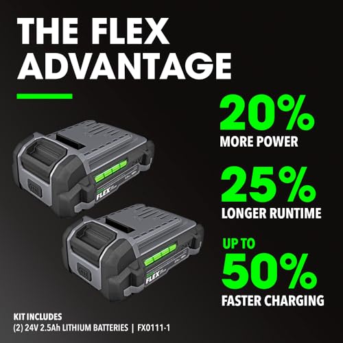 Image of FLEX 24V Brushless Cordless 2-Tool Compact Combo Kit: 1 /2-Inch 2-Speed Drill Driver and 1 /4-Inch Hex Impact Driver with (2) 2.5Ah Lithium Batteries and 160W Fast Charger - FXM205-2A