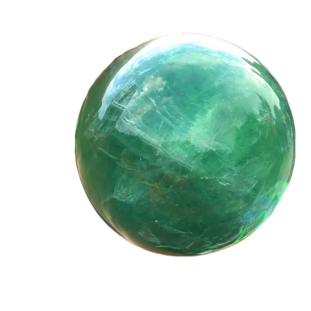 QWZTAEOZA 1pcs 60-70MM Big Crystal Ball Green Globe Stone for Decorative Photography