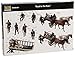 Master Box Road to The Rear (5 German Soldiers, 2 Horses and Wagon) Figure Model Building Kits (1:35 Scale)
