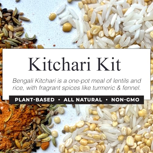 Image of Jain Family Foods - 4 Flavor Pack Authentic Indian Meal Kits, Family Size | Ayurvedic Spices + High Fiber | Zero Preservatives, Plant-Based, Woman-Owned | Easy Prep, Stove or Instant Pot