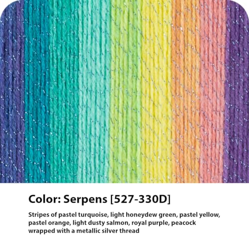 Image of (3 Pack) Lion Brand Yarn Mandala Sparkle Yarn, Serpens