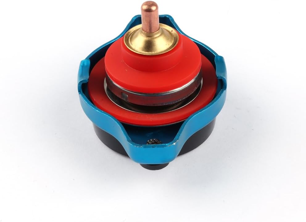 Small head 0.9bar Universal Thermostatic Radiator Water Tank Cover Leakproof With Pressure Temperature Gauge