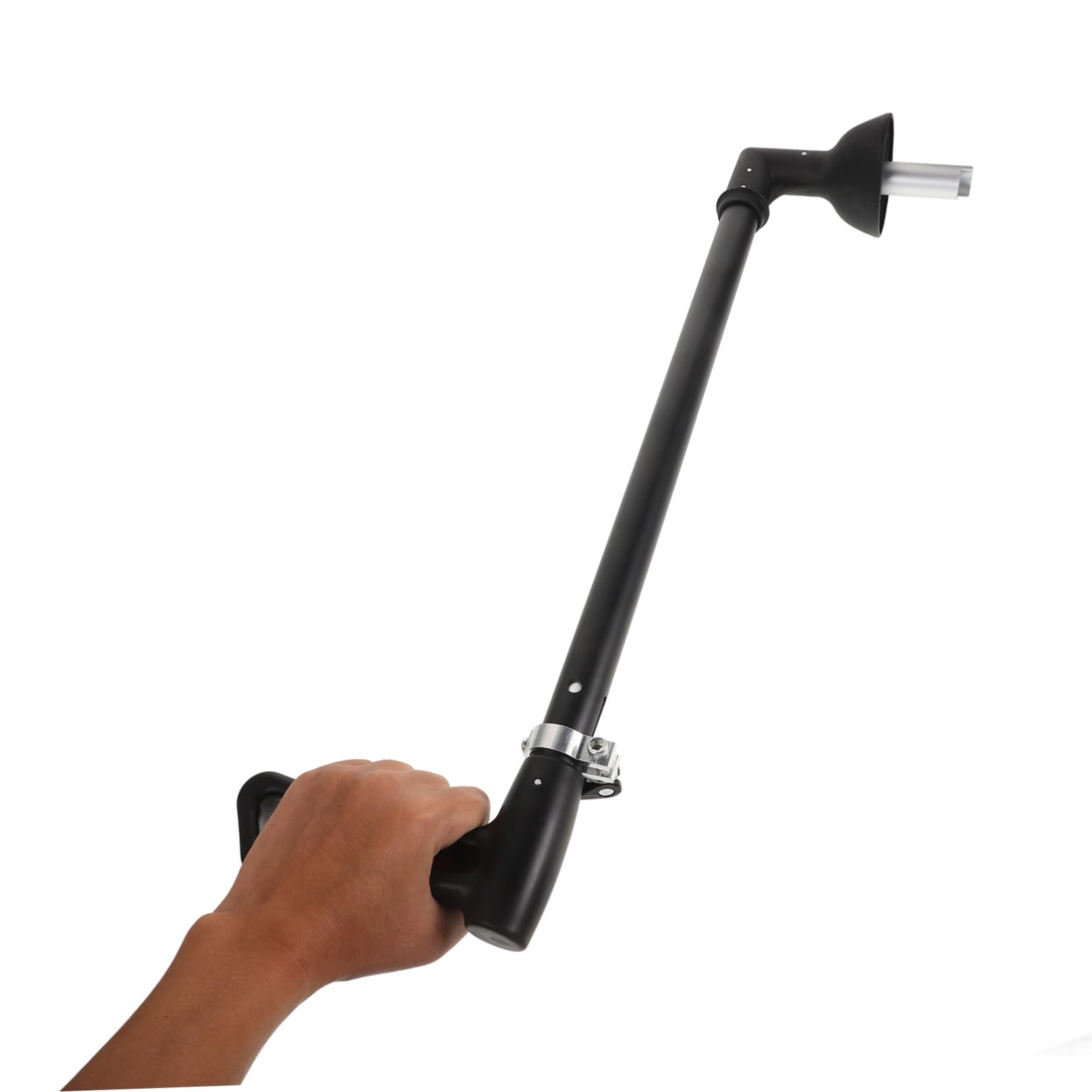 Sosoport Maniglia per Spinta Passeggino e Auto Bimbi Nera, Plastica Lega