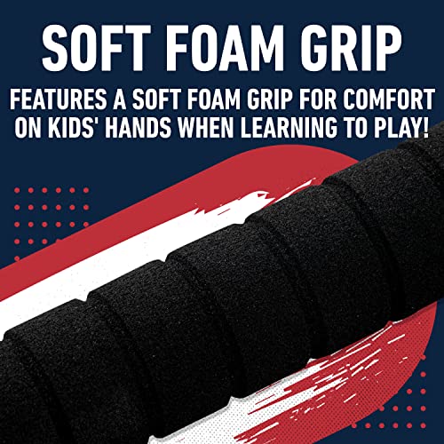 Franklin Sports Boston Red Sox Foam Bat & Ball Set - Soft Jumbo Team Baseball Bat And Ball Team Logo - Mlb Official Licensed Product #TOP3