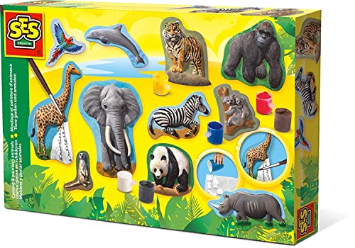 SES Creative Animal Casting and Painting Craft Set