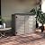 Mrosaa Horizontal Resin Storage Shed, 34 Horizontal Cu.ft Outdoor Storage Cabinet Waterproof for Garden/Backyard/Home/Pool, Lockable(34 Cu.ft-Brown)