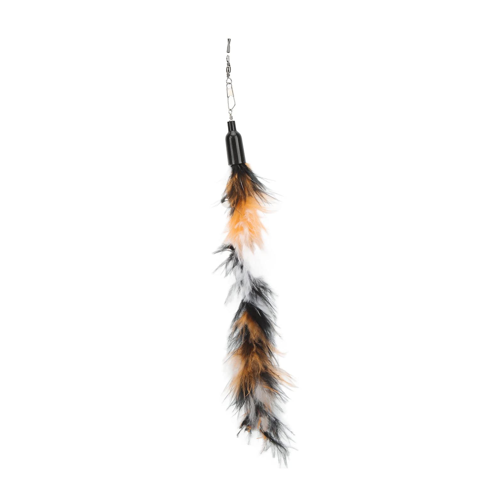 Baguette en Plumes de Chat, Jouet rétractable, 3 Sections, Jouet interactif en Plumes pour Chats et Chatons, 9 pièces