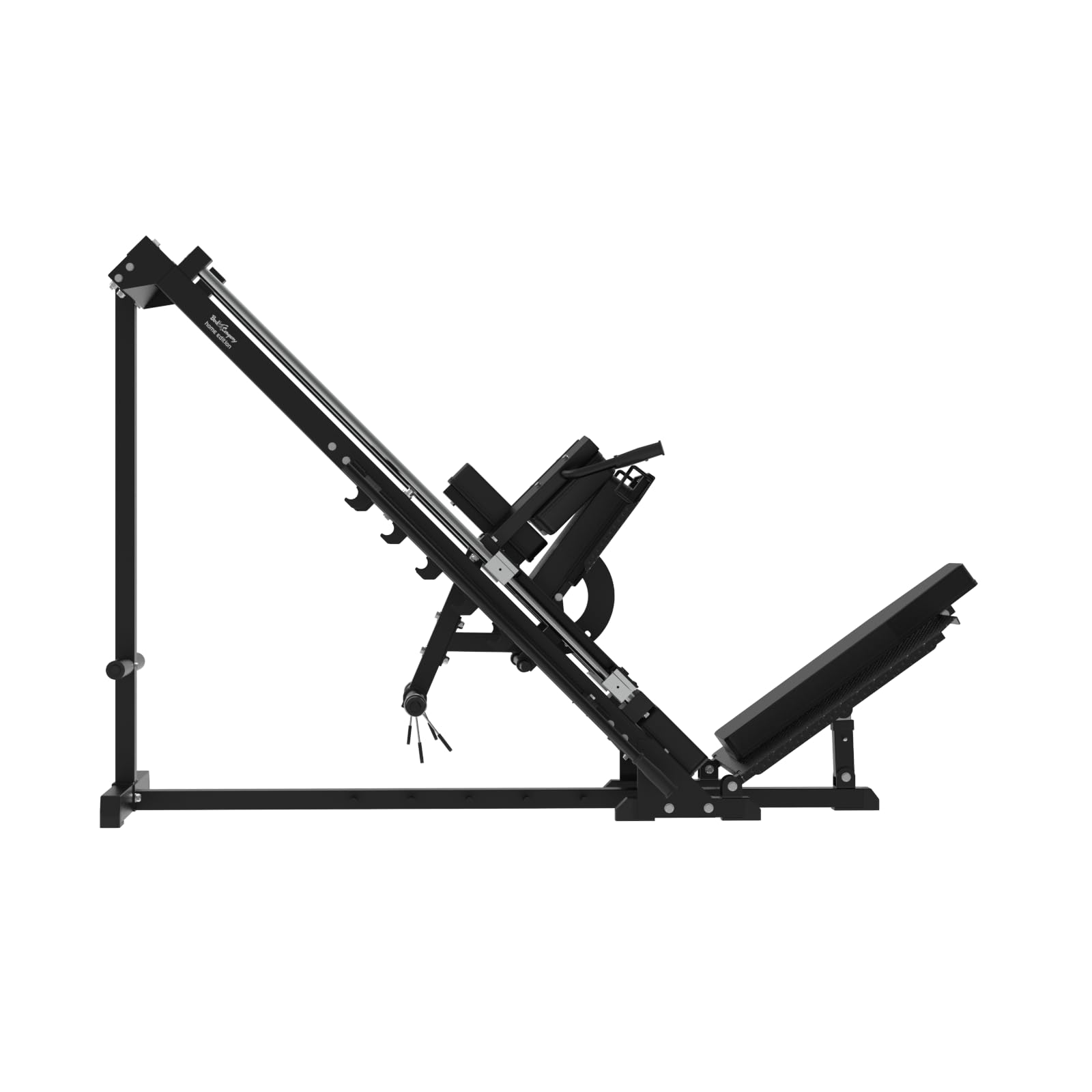 Bad Company Hackenschmidt Beinpresse 45 Grad I Hackenschmidt Maschine Beinpresse für Zuhause Muskelaufbau kompatibel mit Hantelscheiben 30 mm und/oder 50 mm I BCA-150