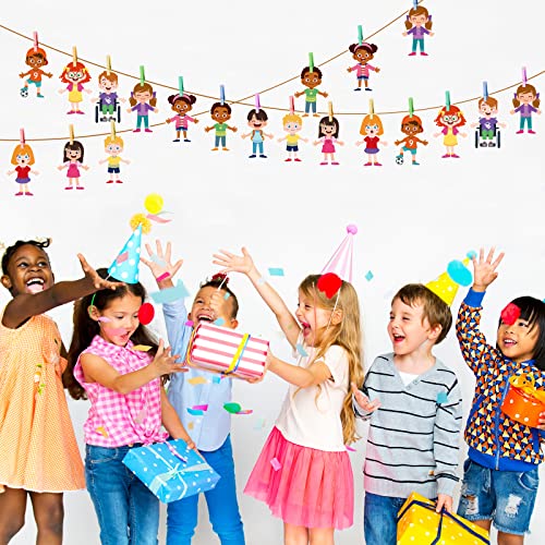50Pcs Diversity Students Cutouts Bulletin Board Decorations—Multicultural Children, Celebrating Diversity Kindergarten Nurse School Classroom Or Home School Décor #TOP5