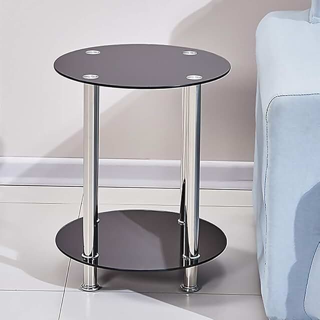 Amazon.co.uk small glass tables