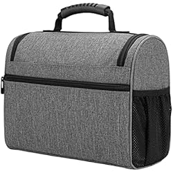 Maletin Barman Bolsa De Kit De Barman, Bolsa De Transporte De Viaje Portátil Con Asa De Goma, Bolsa De Kit De Barman De Viaje Impermeable De Gran Capacidad Con Múltiples Bolsillos, Bolsa De Bar Para El Hogar