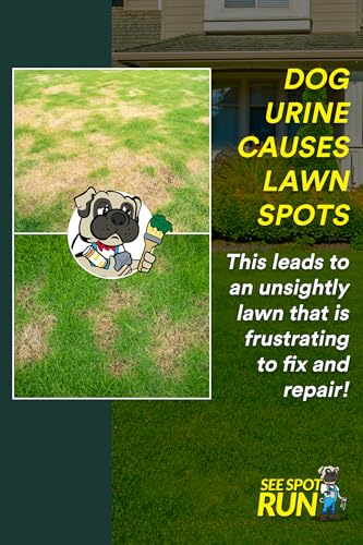 Image of See Spot Run Lawn Protection Concentrate - 32 fl oz - Covers 5,000 Sq Ft - Hose-End Attachment - Grass & Lawn Saver & Supports Healthy Soil - Safe for Pets