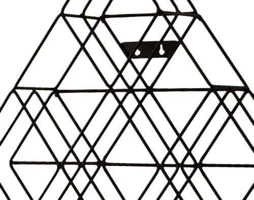 SEI Furniture MS0168 Steel Wall Mount CD Rack, Black