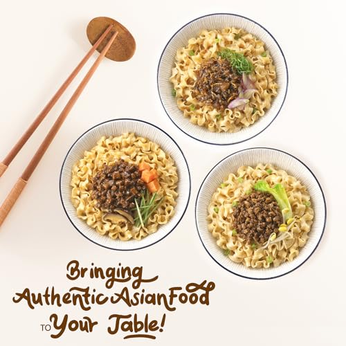 J WAY Instant Taiwan Squiggly Noodles Variety Pack, 4.23 Ounce (Pack of 3) Air-Dried Vegan Chinese Asian Knife Cut Noodles, High Protein Ready to Eat Top Noodles, 3 Flavors - Thumbnail 7